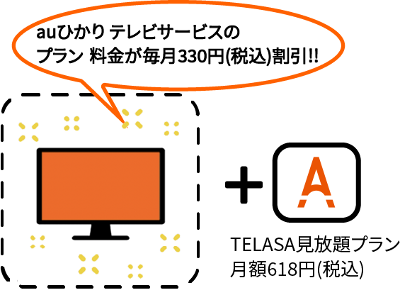 テレビ+TELASA